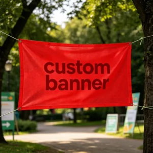 Portable Digital Printed Mesh Vinyl Outdoor Promotion Banner