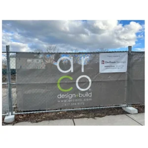 Portable Digital Printing Mesh Vinyl Banner for Outdoor Construction Promotion