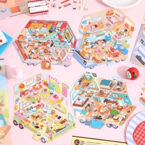 Portable House Series 3D Scene Sticker