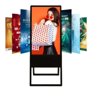 Portable LCD Digital Signage Display for Indoor Shopping Malls with Text Animation and SDK Function