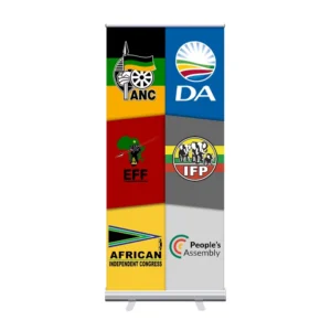 Portable Roll-Up Advertising Banner Display
