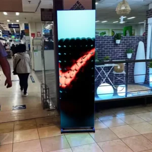 Portable Vertical Foldable LED Poster Display Screen GOBP2 P2.5 for Exhibitions and Events