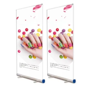 Portable X-Banner Stand Pop-Up Banner Stand for Tradeshow Waterproof Lightweight