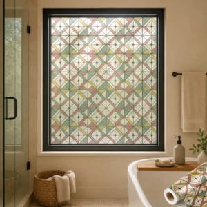Portuguese Window Privacy Sticker for Office Glass Partition