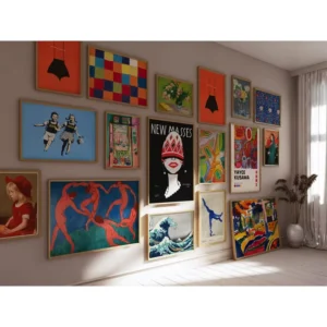 Poster Art Paper Customized Giant Coloring LED Screen Poster