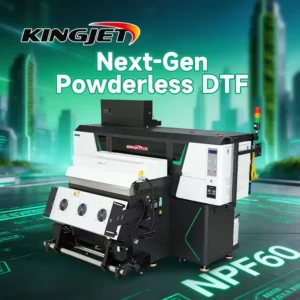 Powder-Free DTF Printing Machine with I3200 for 60cm Roll-to-Roll Apparel Transfers