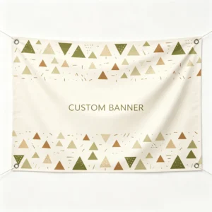Pre-Punched Vinyl Sign Banner for Dam Site Information Board