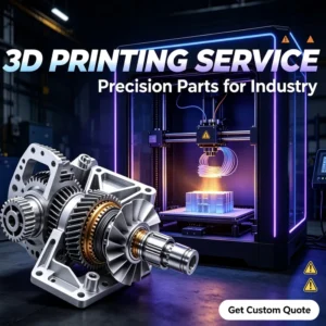 Precision High-Temperature Material SLM Custom Metal 3D Printing Service