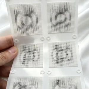 Premium 3D Color-Changing Lenticular Patches Silicone Logo Labels with Heat Transfer Printing for Apparel and Accessories