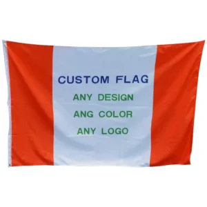 Premium 3x5ft Digital Printed Polyester Protected Reinforced Header Advertising Marketing Free Design Logo Custom Banner Flags