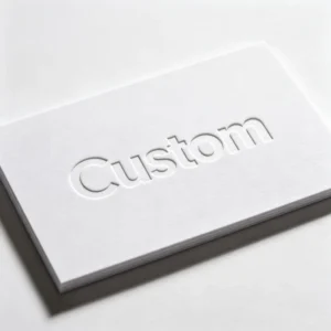 Premium Debossed Business Card 350gsm Art Paper Custom Logo Factory Direct Embossed Name Card for Executive Director