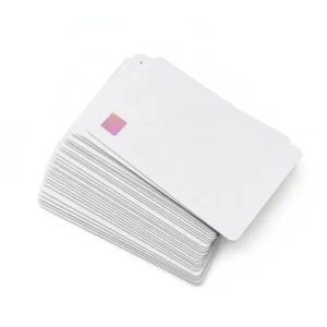 Premium High Security Holographic Overlaid PVC White RFID Card with MIFARE DESFire EV3 Chip for Secure Identification Card