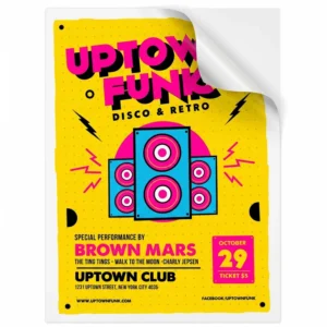 Premium Matte Removable Vinyl Adhesive Wall Sticker Poster for Boutique Window Display