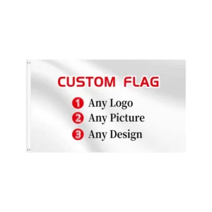 Premium Quality 100D Polyester Custom Flags Banners Any Logo Design Waterproof Durable Outdoor Use Die Cutting
