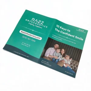 Premium Quality Custom Saddle Stitched Brochure Printing Full Color Offset Coated & Art Paper Softcover with Film Lamination