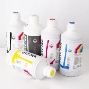 Premium Water based DTF Ink with Polyurethane Binder for Heat Transfer Custom T shirt Prints