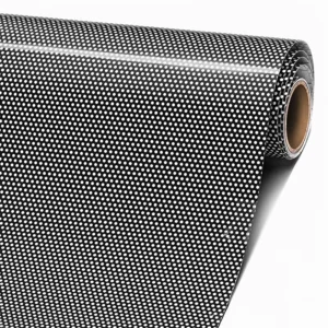Printable Perforated Glossy One Way Vision Vinyl Roll Self Adhesive See Through Building Window Advertising Film Sticker