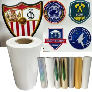Printable Thick-Sheet TPU Film UV DTF 3D Transfer Labels Heat Transfer Vinyl for Apparel, Caps and Patches