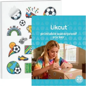 Printable Vinyl Sticker Paper Inkjet 8.5×11 Matte White Waterproof Crafts Custom Stickers DIY Cards Small Business