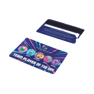 Printed Business Card Manufacturers Event Card with Embossed Number and Logo