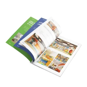 Printed Commercial Advertising Trifold Brochure Folded Flyer Leaflet Cardboard Offset Pamphlet