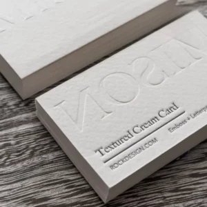 Printed Embossed/Debossed Paper Business Cards