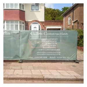 Printed Fence Scrim Fence Covers and Banners Polystretch Banner 338 X 178cm