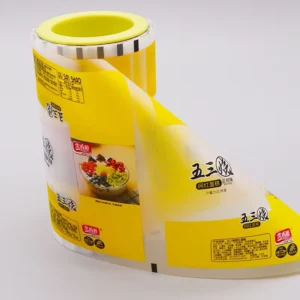Printed Heat-Sealable BOPP Sachet Plastic Film Packaging Roll with Laminating