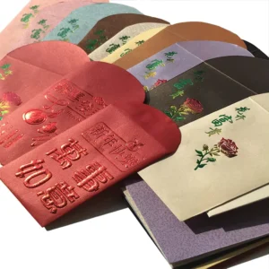 Printed Paper Envelopes for Gift Boxes, Cards, Wedding Invitations, and Red Packets
