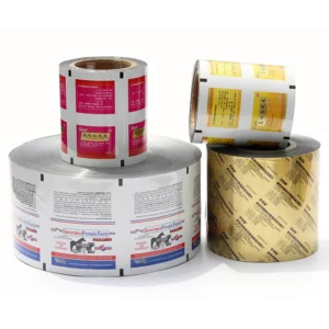 Printed Polyethylene Plastic Foil Packaging Roll Film for Packing Machines