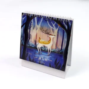 Printed Table or Wall Calendar with Photo Frame