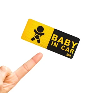 Printed Vinyl Reflective Bumper Car Sticker for Covering Scratches