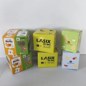 Printed White Cardboard Folding Corrugated Gift Cosmetic Box