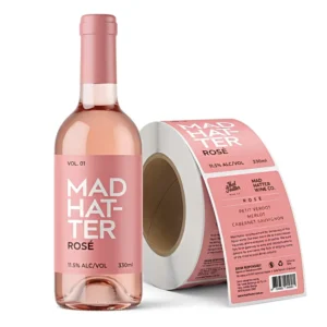 Printed Wine Labels and Bottle Stickers with Hot Stamping Manufacturers