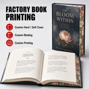 Printing Factory Custom Book Printing Services Hardcover Books with Painted Sprayed Edge Novel Book Printing
