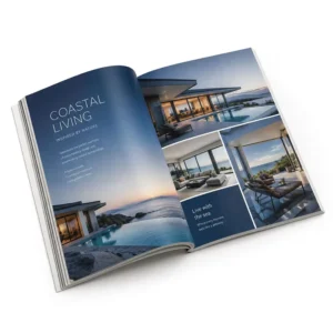 Printing Hotel Magazine Customizable Business Brochure Booklet