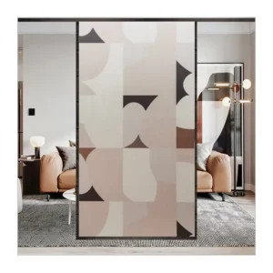 Privacy Static-Cling Window Film Stickers, No-Glue Decorative