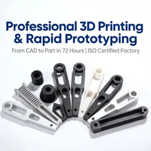 Professional 3D Printing Service SLA SLS Metal Rapid Prototyping Low-Volume POM ABS ISO 9001