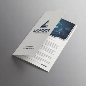 Professional Full Color Booklet Tri folded Brochures with Coated Paper and Offset Printing Services