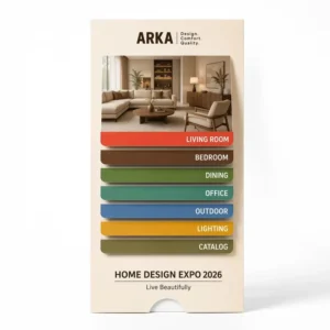 Professional Waterfall Brochure Card for Product Launches with Interactive Flip Up Tab Mechanism Design