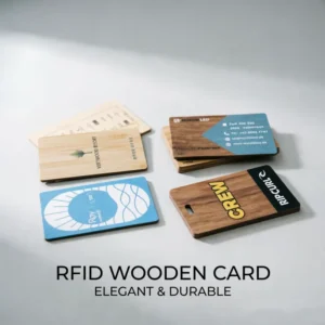 Programmable Wood RFID NFC Card Custom Logo Laser Engrave Hotel Room Key Smart Tag
