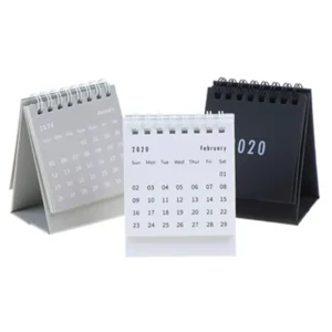 Promotional Creative Spiral-Bound 365-Day Mini Custom Daily Desk Calendar