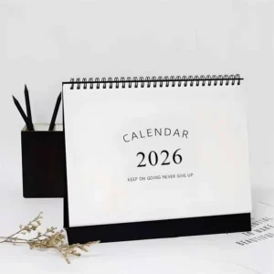 Promotional Custom Print Desktop Spiral Desk Top Calendar