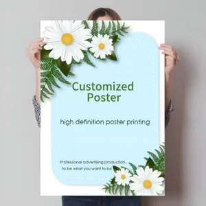 Promotional Custom Printing Waterproof High Quality Poster for Store Propaganda