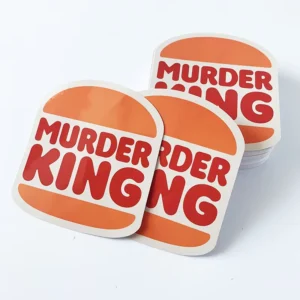 Promotional DIY Self Adhesive Labels Waterproof Weather Resistant Easy Peel Off Colorful Vinyl Stickers for Business Logo