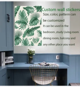 Promotional Decorative Wall Stickers with High Quality That Do Not Drop Custom Pattern Colors