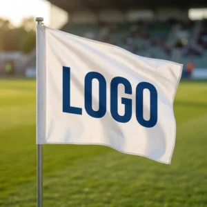 Promotional Flags Banners Custom Logo Print Polyester Aluminum Flagpole Custom Size Outdoor Use for Business Display