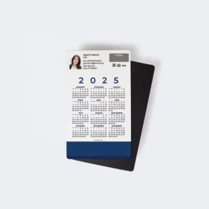 Promotional Real Estate Calendar Fridge Magnet Card Custom Magnetic Calendar for Fridge