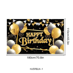 Promotional Spanish themed Birthday Party Wall Decorations Banners Digital Printing Polyester PVC Vinyl Mesh Waterproof Foldable
