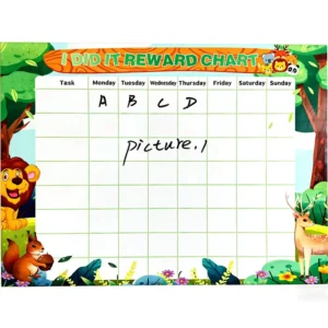 Promotional Weekly Monthly Magnetic Wall Mount Calendar 17×12 Inches Custom Logo Available Date Use